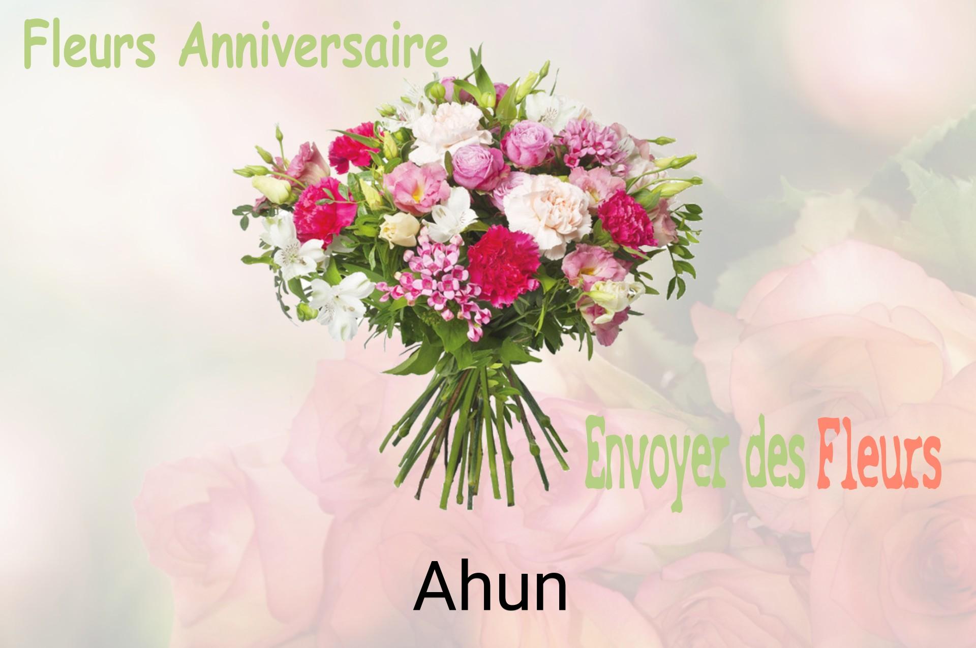 Bouquet de fleurs d’anniversaire livré à Ahun